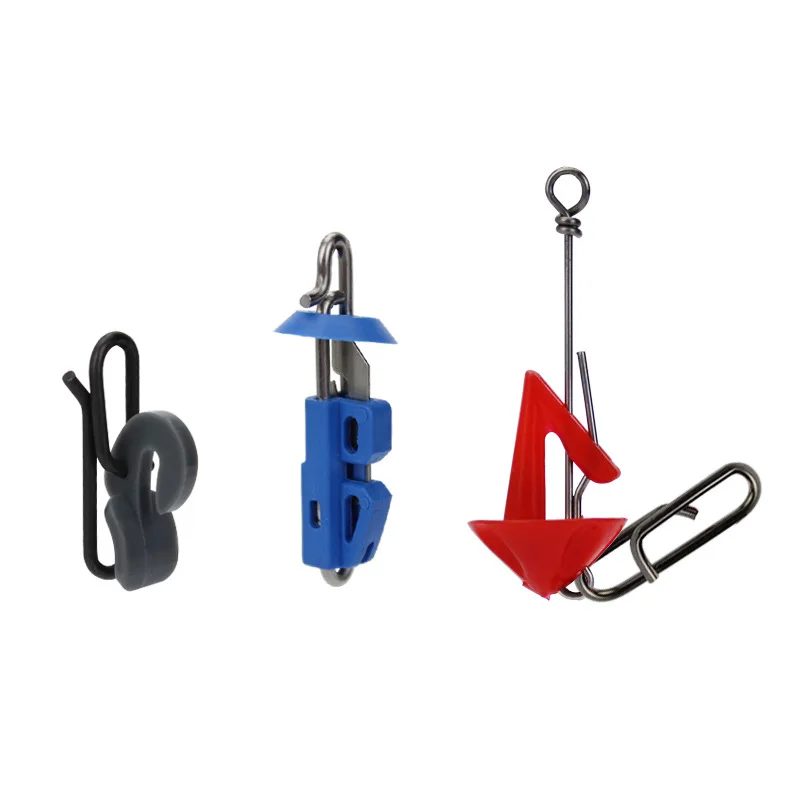 

Fishing Tools Quick Detacher Device Simple Parachute Hook Release Plastic Metal Small Accessories Lot 2 Pieces