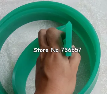 

Red Green 50mm*9mm*3660mm!!! Screen Printing Flat Pointed Squeegee Rubber Blade_65A 75A Durometer