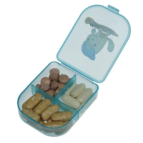 Маленькая коробка питания с тремя сетками, пластиковая коробка для украшений, 30 шт