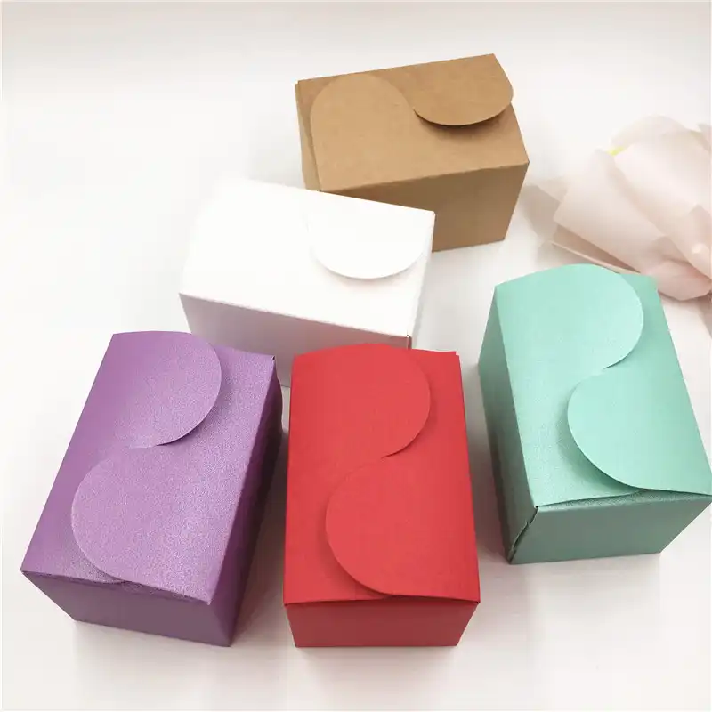 24 шт./лот 9x6x6 см красочная романтичная картонная упаковка S Box для