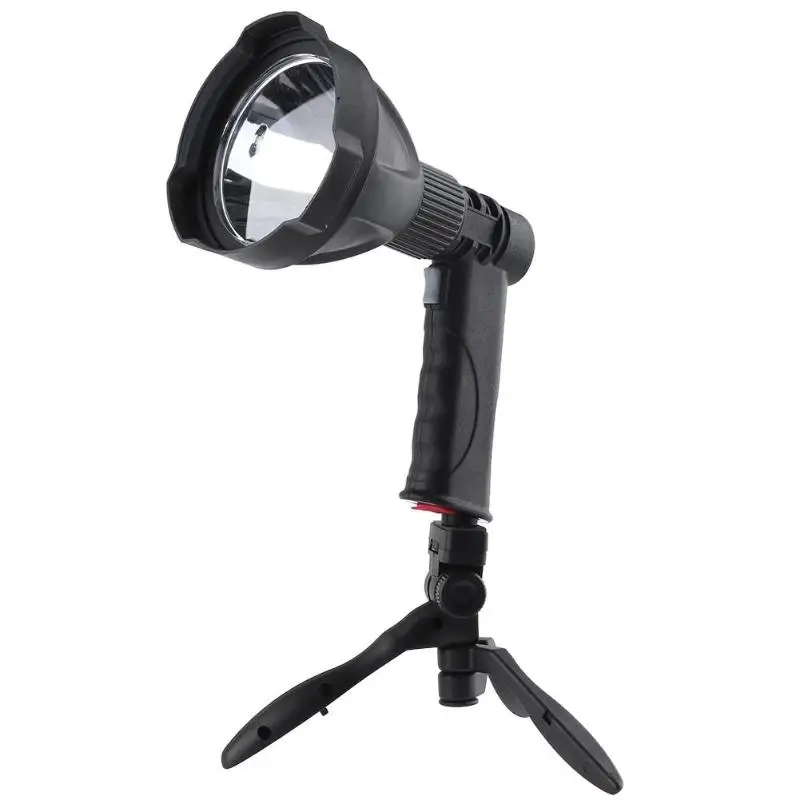

T6LED Flashlight Handle Torch Outdoor Camping Lawn Work Lamp Torch With Stand Support Built in Battery USB Input/Output Charging