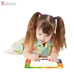 TOFOCO 29X29 см Детские добавить воды с Magic Pen Doodle картина Вода Рисование играть мат в рисунок игрушки подарок на Рождество