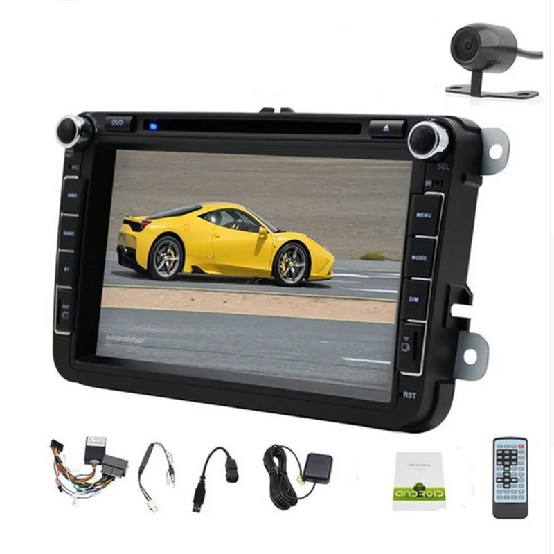 

Quad Core 1024*600 Android 8.0 16GB ROM 2Din Car DVD GPS Navigation Navigator Radio Player For VW Skoda Octavia 2