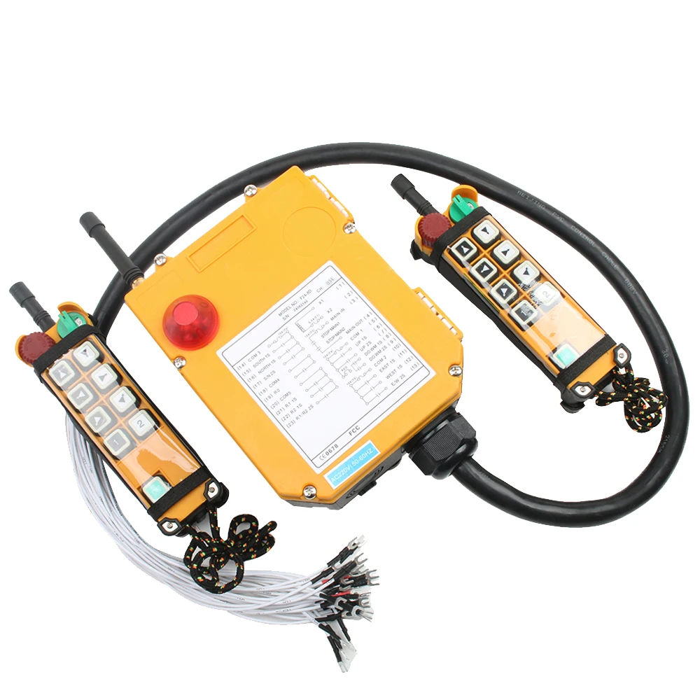  F24-8S F24-8DIndustrial Wireless Radio remote controller switch speed control Hoist Crane Lift Cran