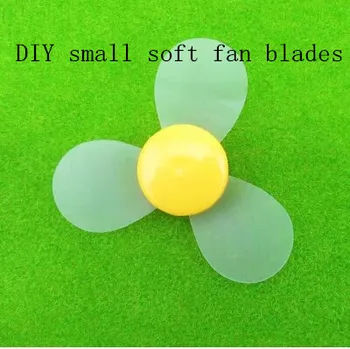 

Free shipping 72mm DIY small three-bladed propeller blades soft fan blade model material model of creative production technology