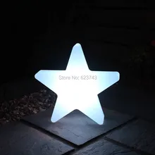 Бренд открытый пейзаж PP водонепроницаемый красочные звезды светящаяся яркая светодиодная лампа звезда светодиодный светильник для рождества показ освещения