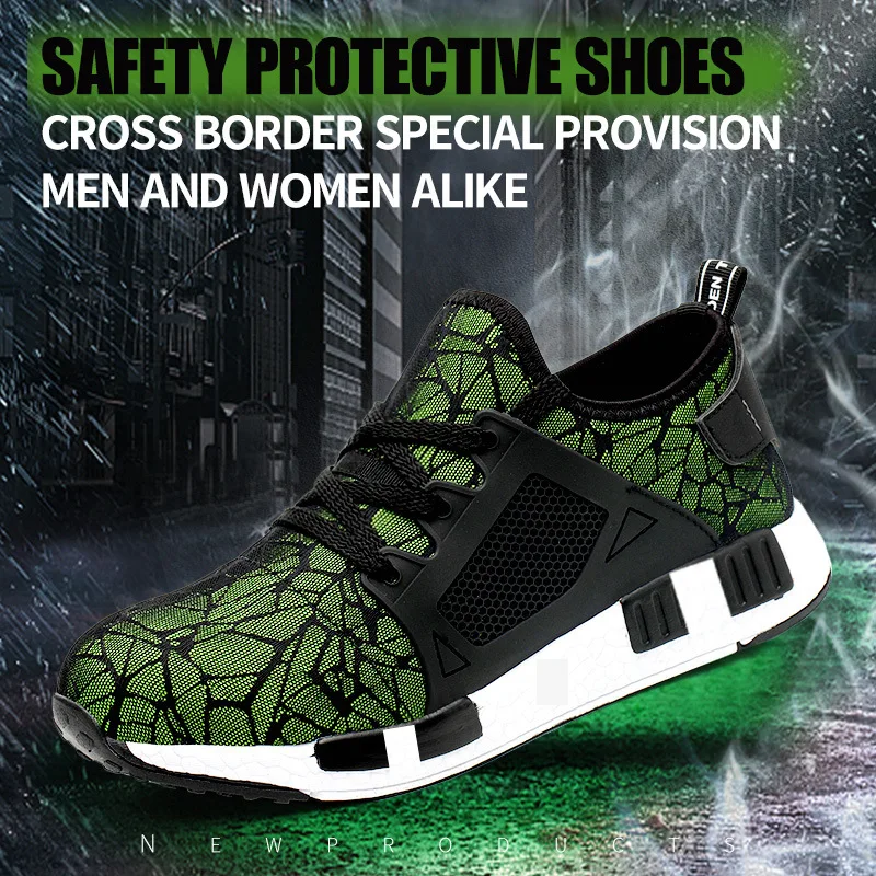 Kaufen Kevlar EVA Kugelsichere Schutz Schuhe Frühling Ultra licht Anti smashing Anti piercing Arbeit Schuhe
