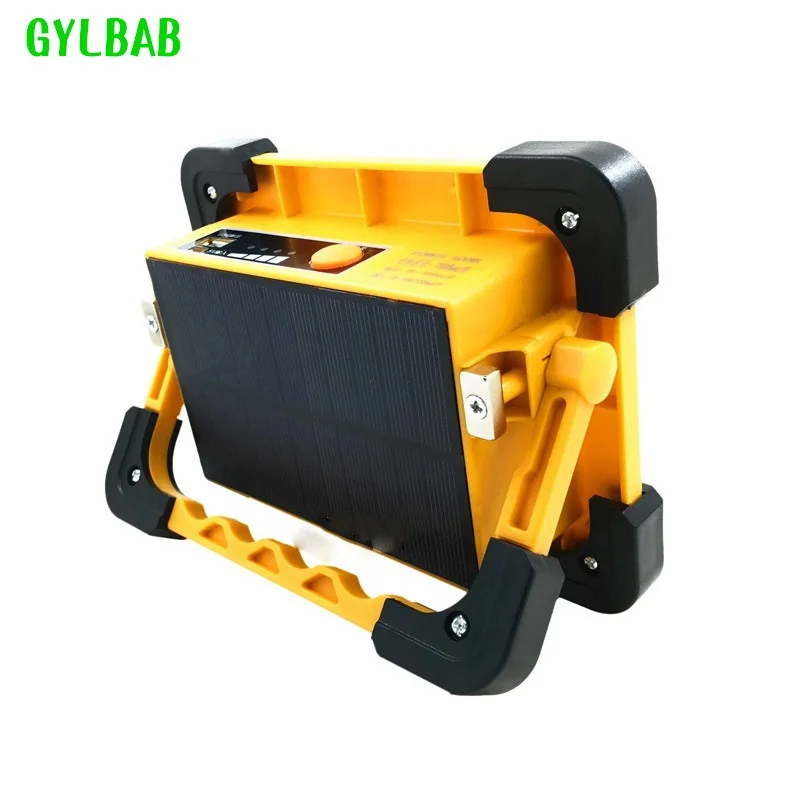 GYLBAB 30 Вт 36 светодиодов Солнечная светодиодная портативная лампа power bank для работы