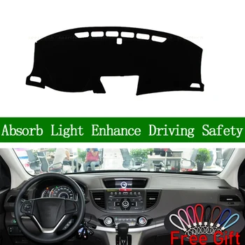 

For Honda CRV 2012 2013 2014 2015 2016 Dashboard Cover Sun Shade Non-slip Dash Mat Pad Carpet Car Stickers Interior Accessories