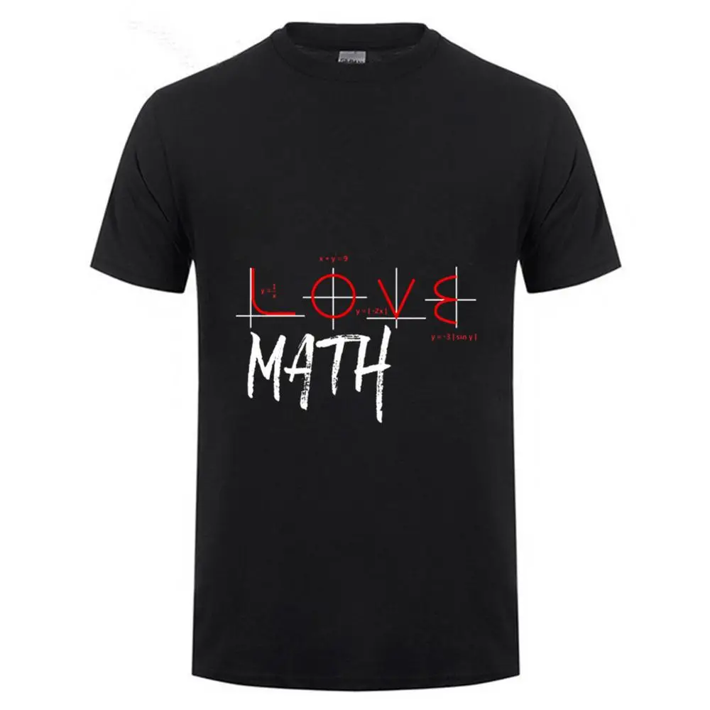 Забавная Подростковая уличная Inspire Math Lover Мужская футболка с круглым вырезом