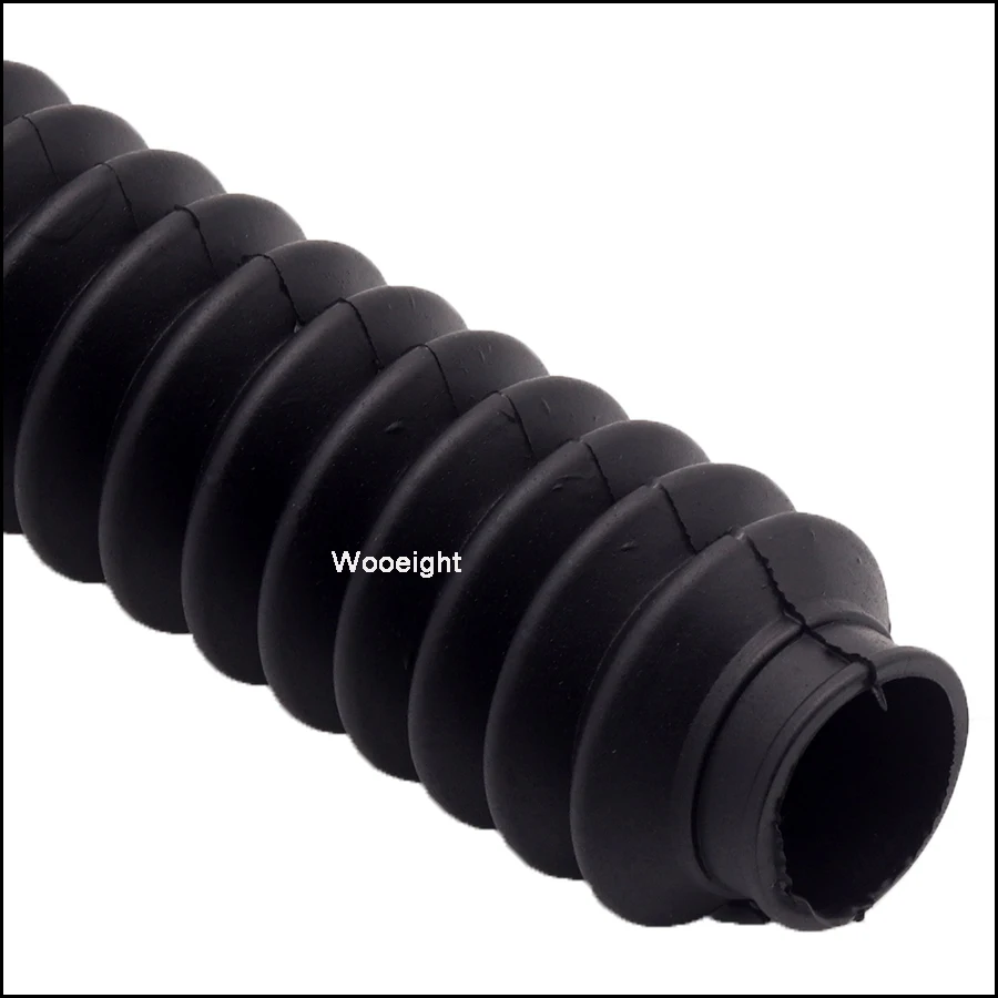 Wooeight 2Pcs Motorcycle Rubber Front Fork Dirt Dust Cover Gaiter Gator Boot Cap Shock Protector Dust Guard Absorber 19cm (4)