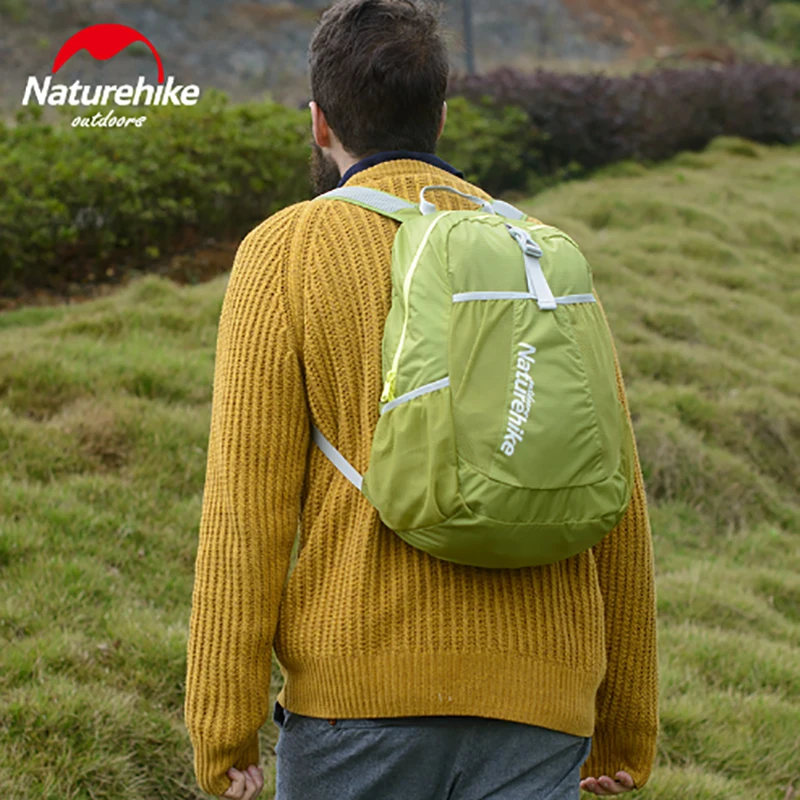 NatureHike 22L сверхлегкий спортивный рюкзак, рюкзак для путешествий, рюкзаки для отдыха на открытом воздухе, школьные рюкзаки, сумки, NH15A119-B