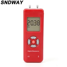 ЖК-Цифровой Манометр Перепада Воздуха Метр Манометр PSI Vacuummeter Инструмент Presion Удержания Данных с Пакетом Коробки