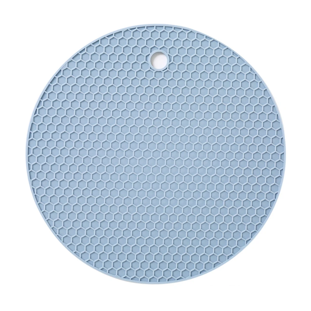 Лидер продаж Многофункциональная подставка 18 см круглый термостойкого Honeycomb силиконовый Coaster противоскользящие плоский электронагреватель Кухня инструменты