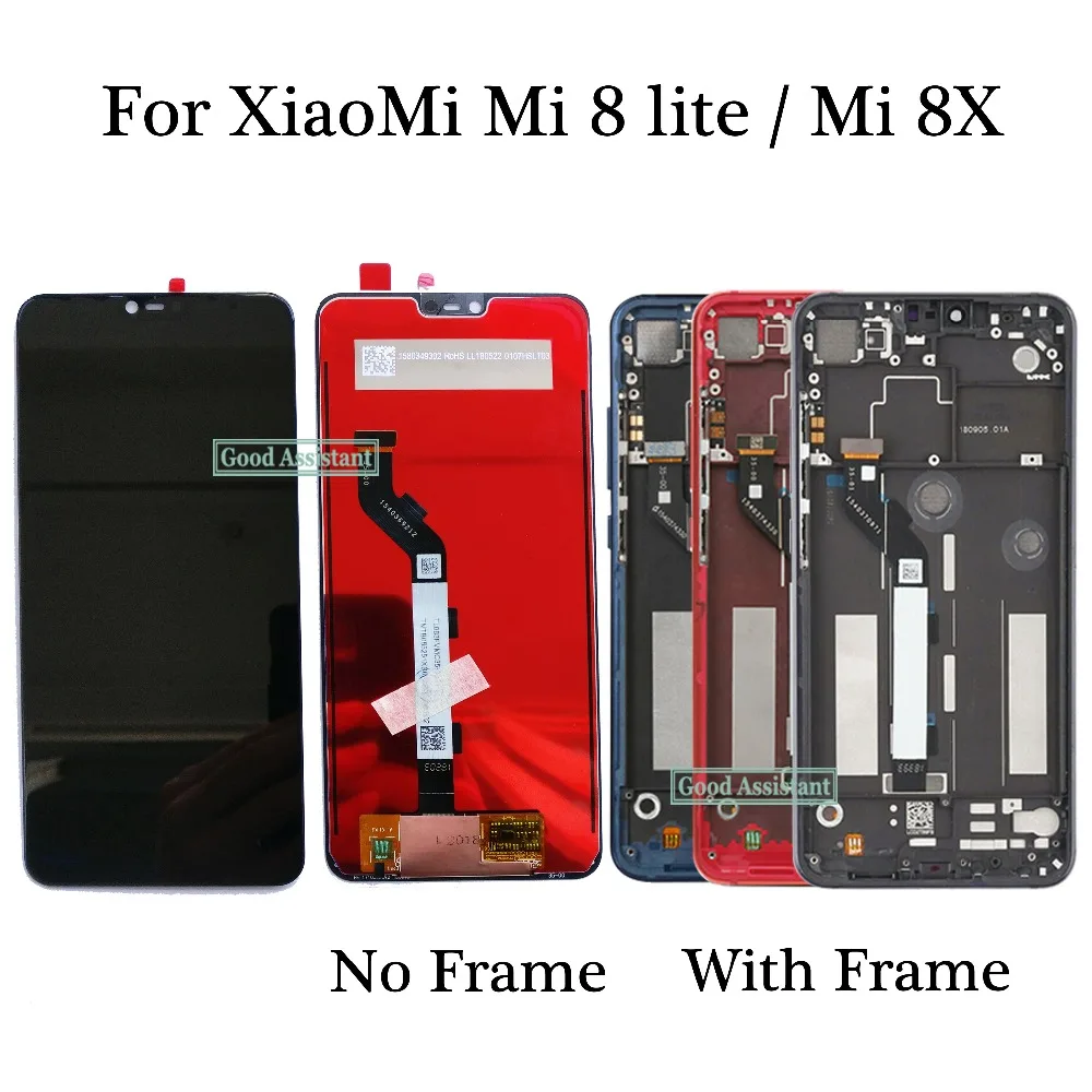 100% протестированный 6 26 &quotНовый для XiaoMi Mi 8 lite mi Youth mi8x 8x ЖК-дисплей и сенсорный