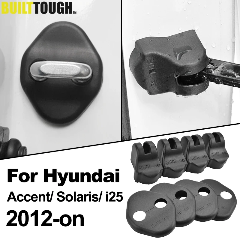 

Xukey Door Lock Striker Catch Cover Check Arm Limiting Stopper Antirust Case Cap For Hyundai Solaris Accent i25 2012-on