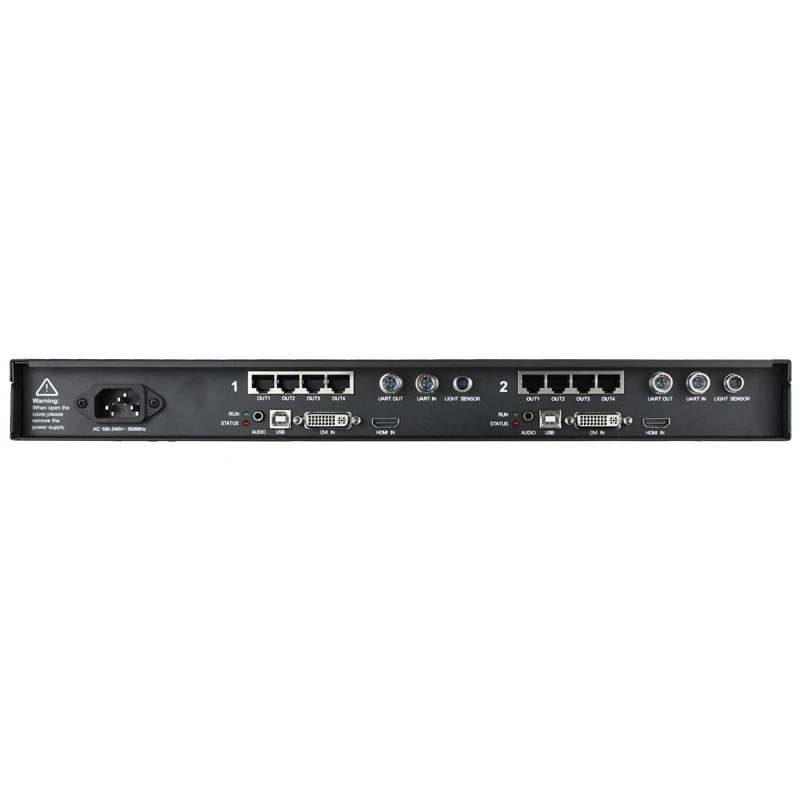 Led external sending box lct800 with 2 Nova MSD600