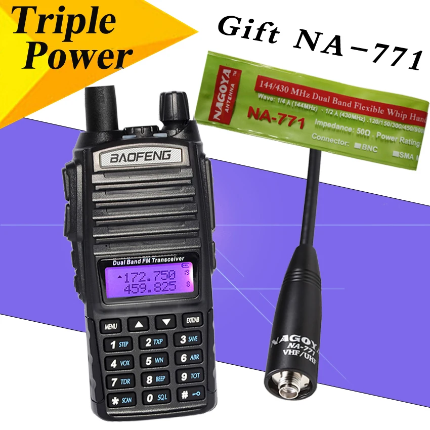 bilder für Baofeng UV-82 Walkie Talkie 8 Watt Radio set UV82HX Portable Two Way Radio FM CB Radio Transceiver Langstrecken-dualband-transceiver UV82 px-888k bilder für Baofeng UV-82 Walkie Talkie 8 Watt Radio set UV82HX Portable Two Way Radio FM CB Radio Transceiver Langstrecken-dualband-transceiver UV82 px-888k