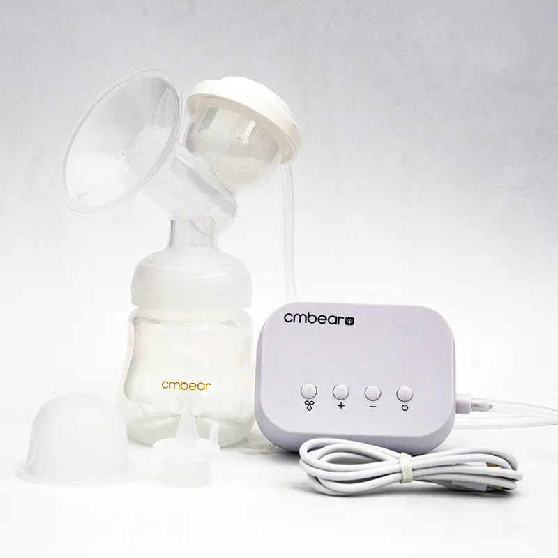 

USB Electric Breast Pump Baby Breastfeeding Safe BPA Free Powerful Nipple Suction Low Noise Infant Feeding Bottle Milk Suckers