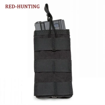 

Molle System Nylon Single Open Top Airsoft Tactical M4 Magazine Pouch AK AR M4 AR15 Rifle Pistol Mag Pouch