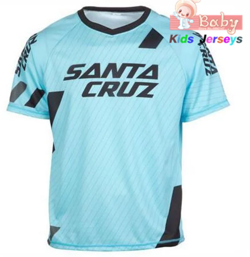 

Boys Short Sleeve Cycling Jersey Offroad Bicycle Jersey MTB Downhill Shirt DH MX Uniform Mountain Bike Clothing Motocross Wear