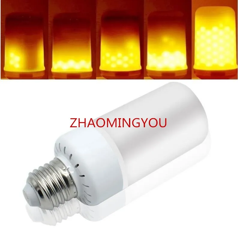 Ен светодиодный пламени светильник E27 E26 B22 E14 10 Вт AC85-265V SMD2835 99 светодиодный s имитации пламени 1400-1600K Третья передача режим динамический светильник Инж