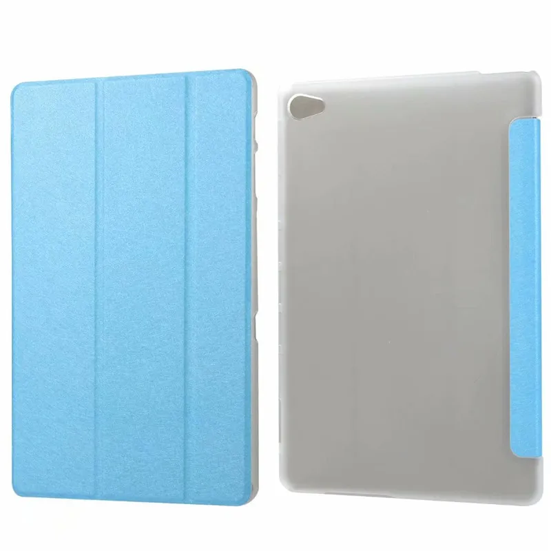 Легкий прозрачный чехол для huawei MediaPad M5 lite 10 BAH2-W19/L09/W09 10," планшетный ПК чехол-подставка для huawei M5 10,1 чехол - Цвет: sky blue