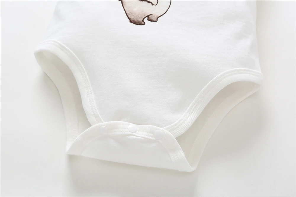 Cotton White Baby Bodysuit Girl Clothing Summer Cute Cartoon Infant Body Clothes For Toddlers Short Sleeve Newborn Boy Jumpsuits (5)