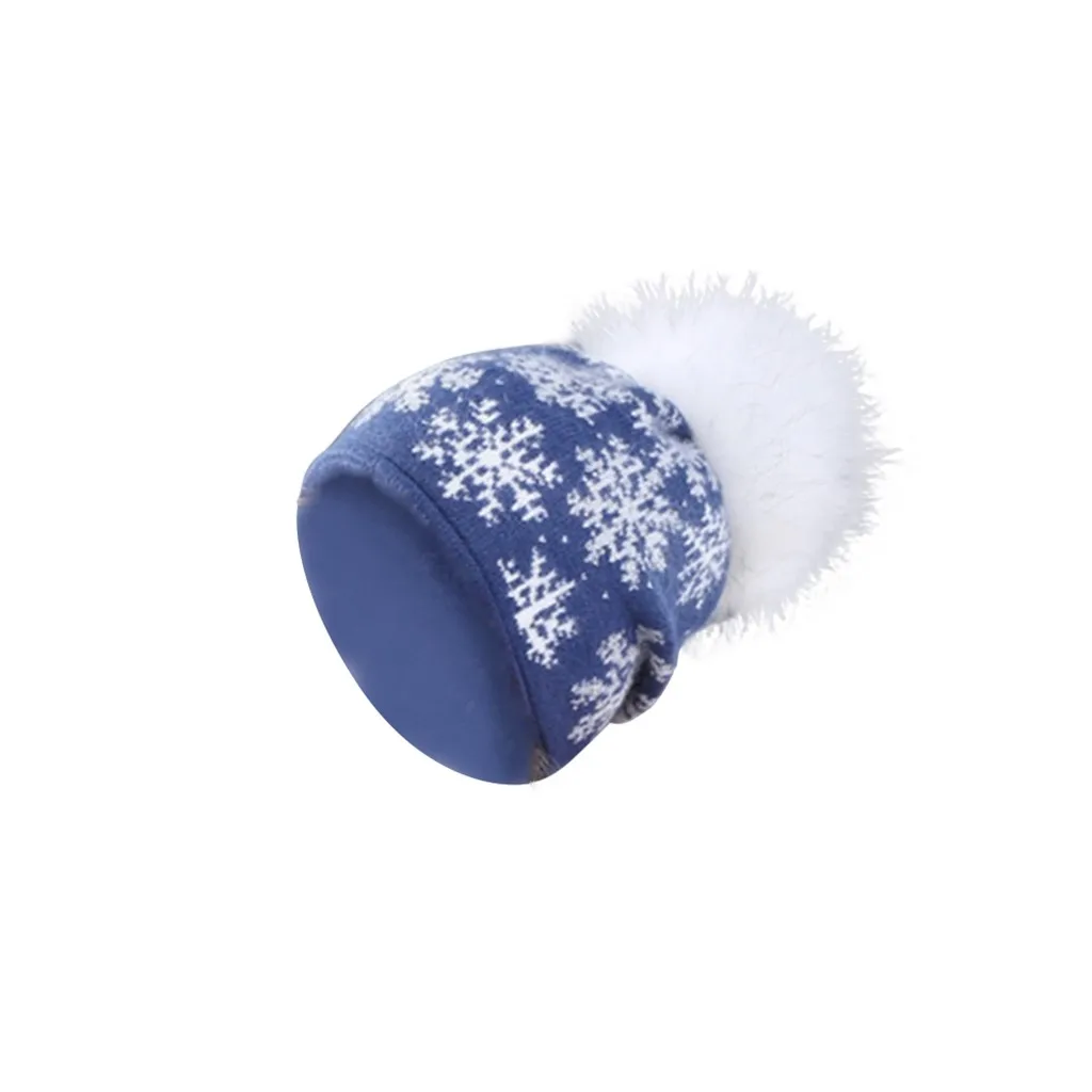 Feitong Для женщин мешковатая шапка крючком зимние теплые повседневные шерсть Вязаные Лыжные детская Шапка-бини с напуском шапки капот роковой czapka zimowa - Цвет: H