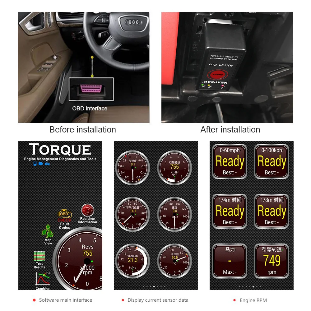 10 шт. ELM327 V1.5 Bluetooth с чипом PIC18F25K80 для Android OBD 2 Автомобильный диагностический