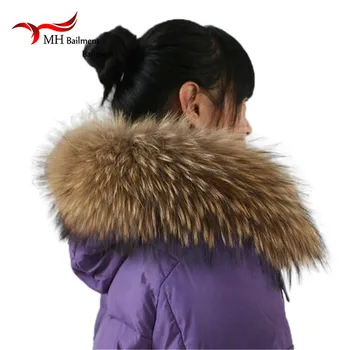 

Scarves for Women Real Raccoon Fur Scarf 100% Natural Raccoon Fur Collar Shawl Winter Warm Fur Collar Scarf, Hat Glove Sets