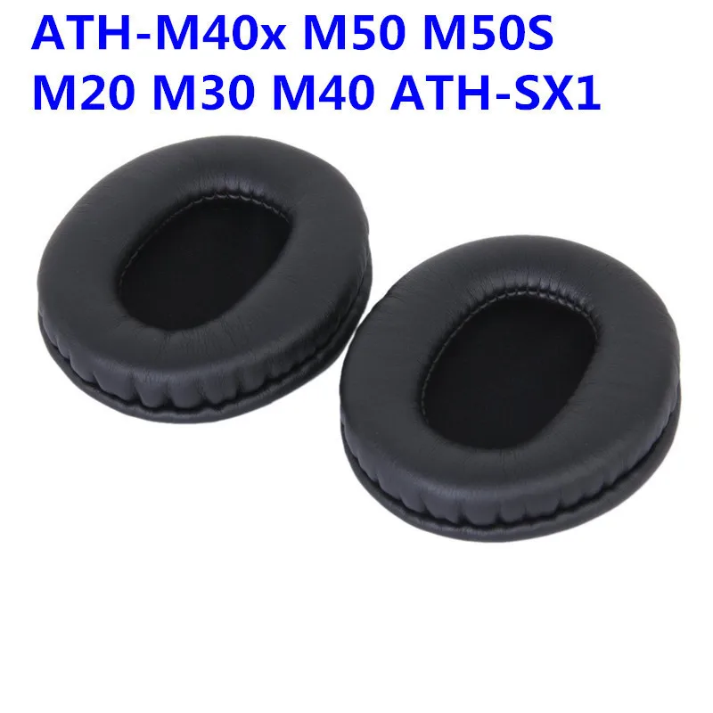 Сменные поролоновые амбушюры для Audio Technica ATH M50 S M20 M30 M40 губка наушников 10*85