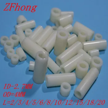 

1000pcs/lot m2.5 white ABS Nylon Round Spacer / Round Standoff spacer M2.5*L Length(L)=2~10mm