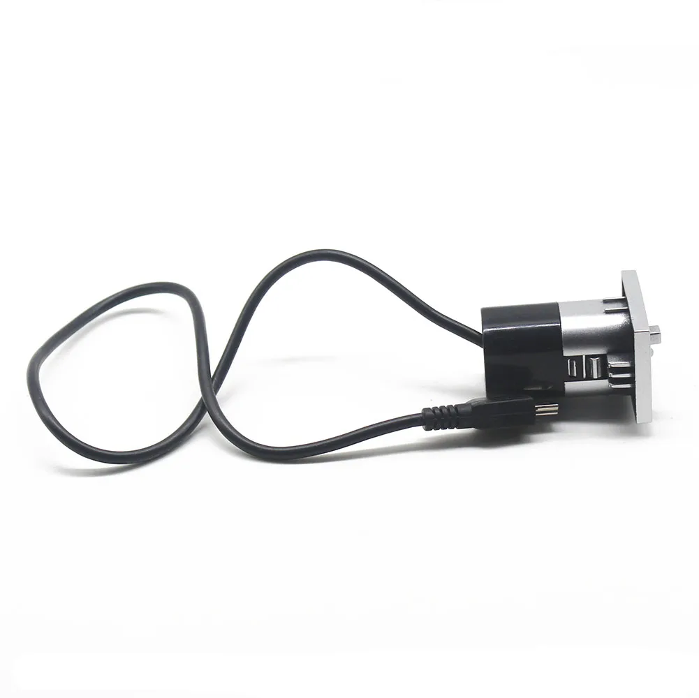Разъем для подключения USB разъема LARBLL серебристая панель с адаптером вход Ford Focus