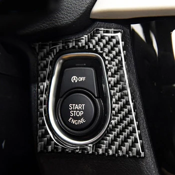 

For bmw 3 series F30 F34 Carbon Fiber Car Engine Start Buttons Decorative Sticker Interior Trim Car Accessories