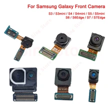 Оригинальная лицевая маленькая камера Flex для samsung Galaxy S3 i9300 S4 i9500 S5 mini G900F S6 S7 Edge фронтальная камера Flex запасная часть