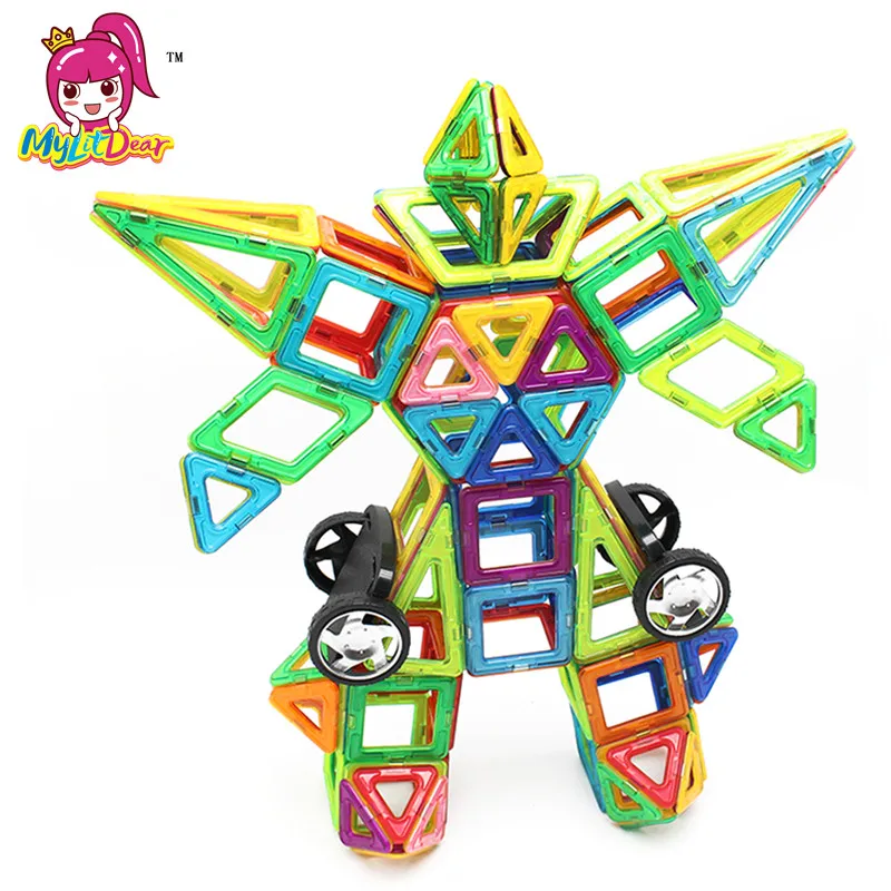 106PCS Big Size Magnetic Designer Building Blocks ...