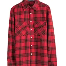 Клетчатая Мужская рубашка с длинным рукавом, Повседневная трендовая мужская летняя одежда, рубашка с длинным рукавом