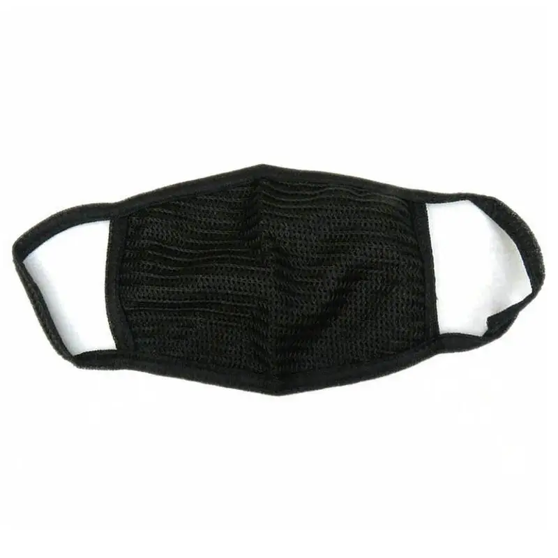 1 Pcs High Quality Double Black Fine Wool Mask Personal Protection