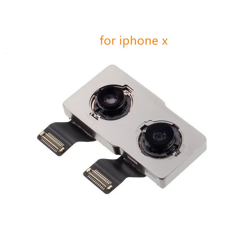 

100% Test Back Rear Camera With Flash Module Sensor Flex Cable For iPhone X Big Rear Camera Module Flex Cable Replacement Parts