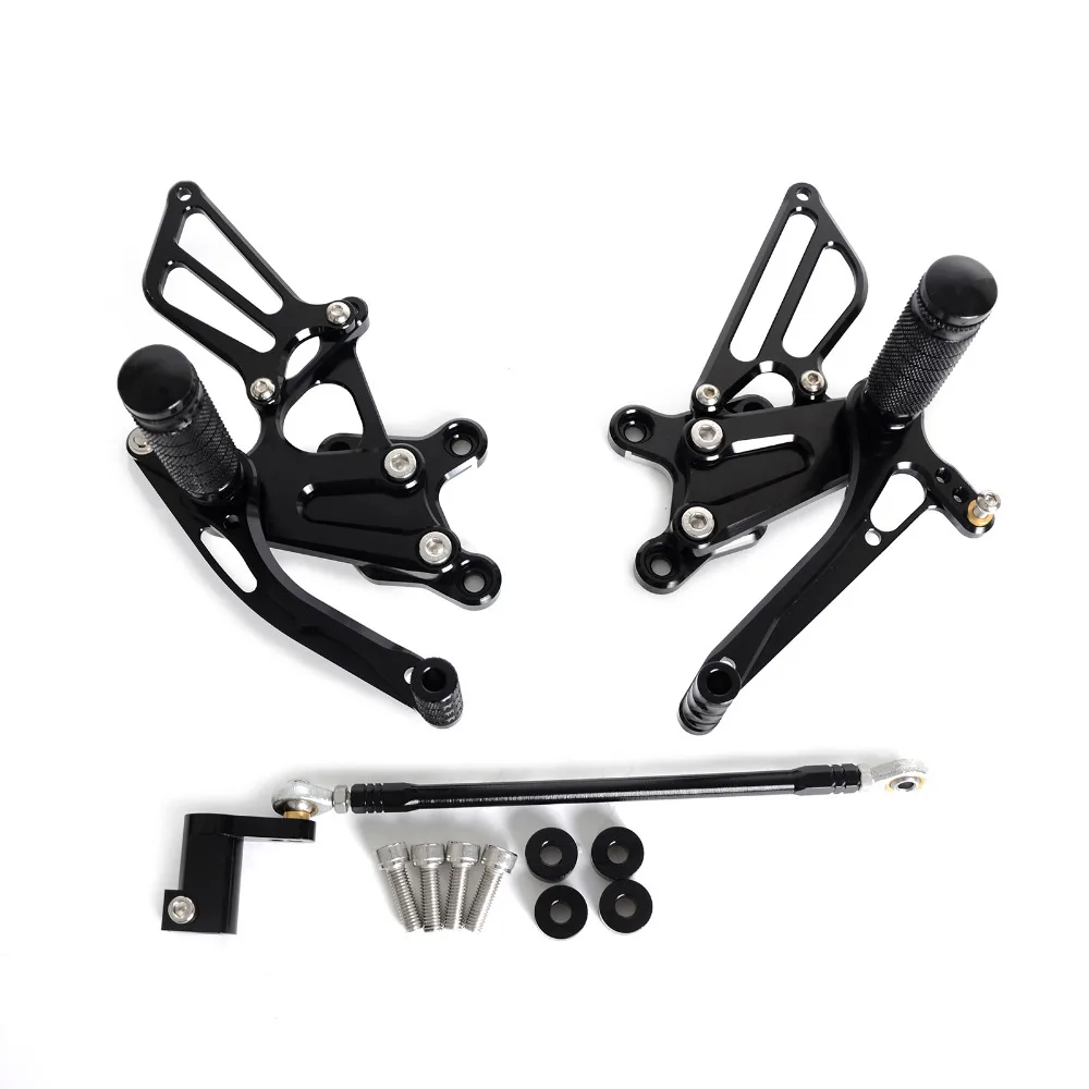 

Black Racing CNC Foot Control Adjustable Rearset Foot Peg Rear Sets For Honda CBR954 CBR954RR 2002 2003