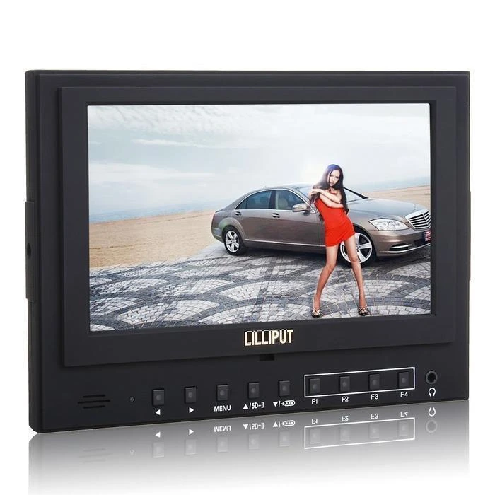 Lilliput 7" 5D-II/O HDMI In & Out Field Monitor Canon 5D Mark II 5d2+LP-E6 adapt