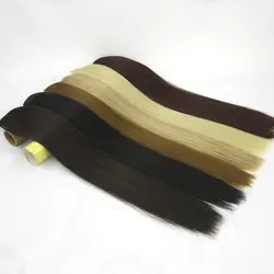Soowee 24 дюймов прямые светлые серый коричневый Температура Волокно Синтетические волосы клип в Химическое наращивание волос парики cheveux
