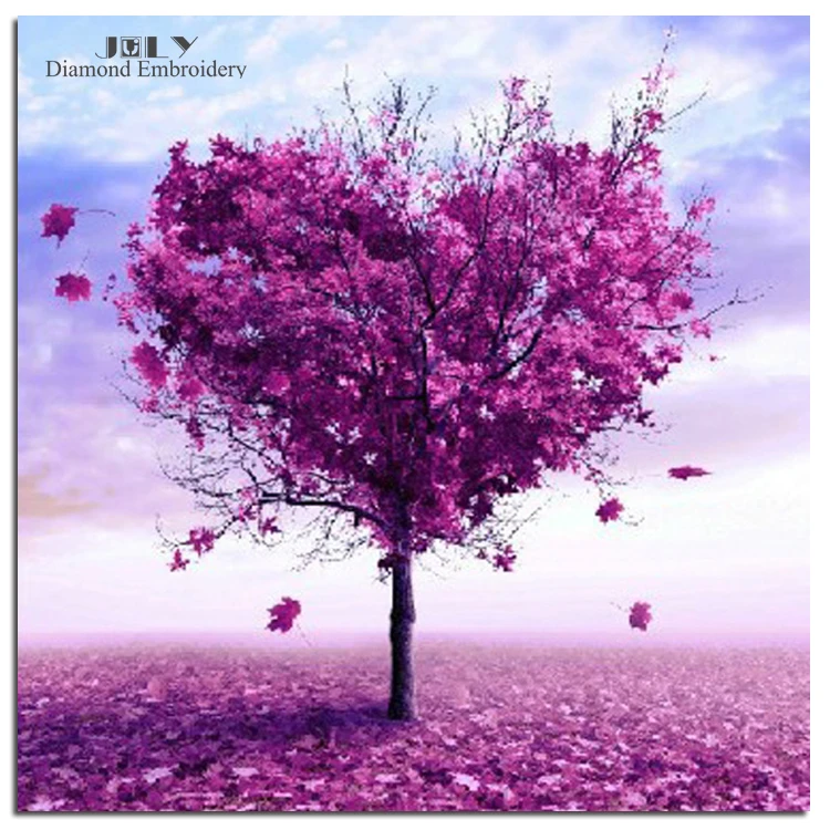 Diamant stickerei handwerk liebe baum Bild von strass