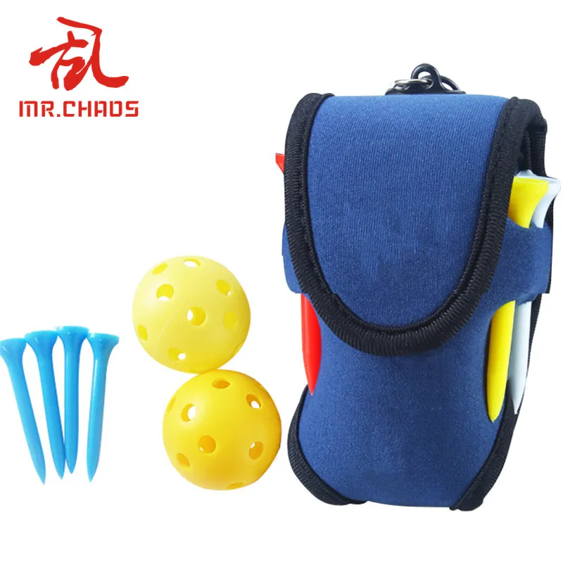 Mini Golf Bag Holder Bag With Hook Diving Cloth Elastic Pouch Small Waist Pack Balls Can hold