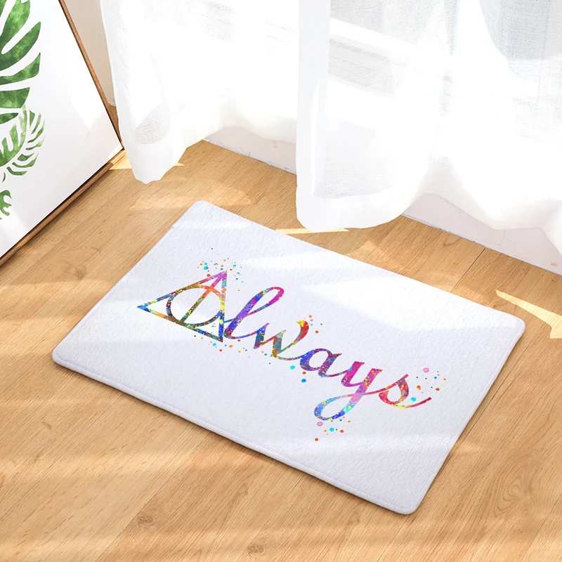 

Homing Watercolor Harry Potter and Dobby Rectangular Mats Entrance Doormats Washable Kitchen Floor Bathroom 40*60cm 50*80cm