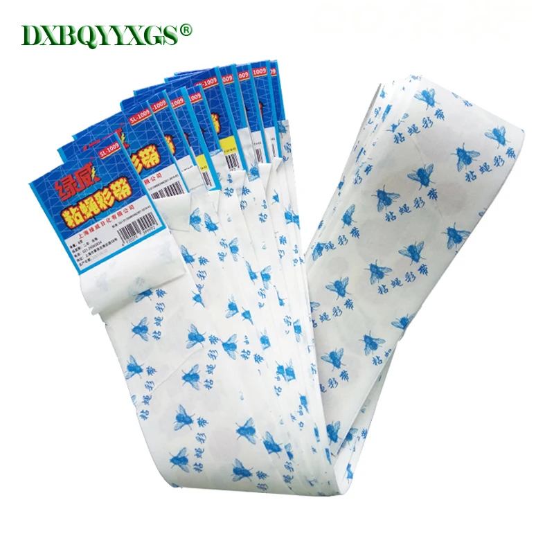 

80pcs High Quality Fly trap bag Sticky Paper Strip Killer Catcher Flying Insect Pest Control Toxic Insect Catcher