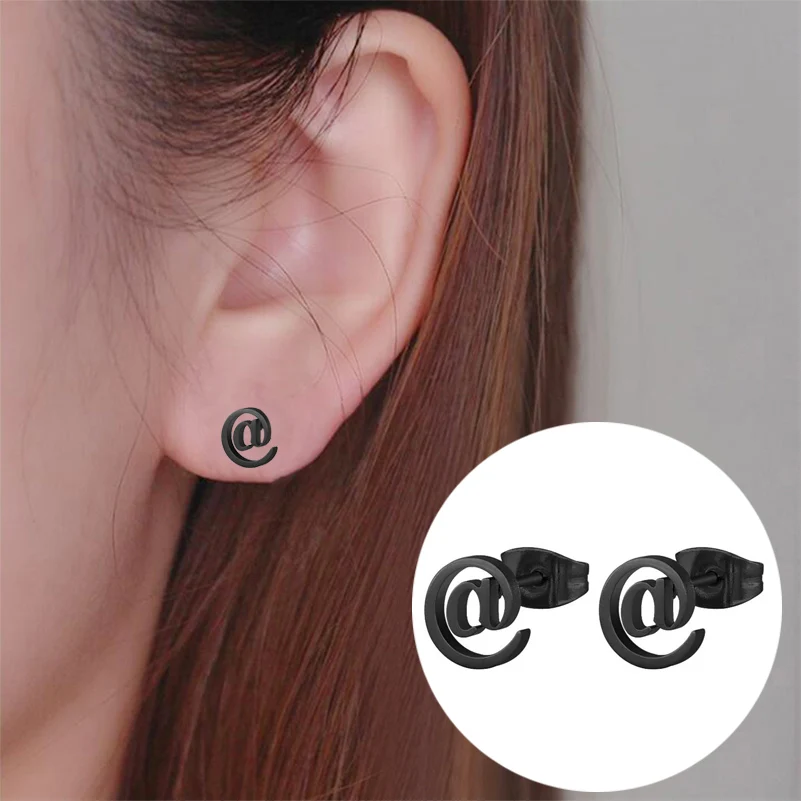 Yiustar Mini Unique Shaped Piercing Huggie Round Earring Boucles D Oreille Femme For Women Sterling Circle Earing Jewelry Dress