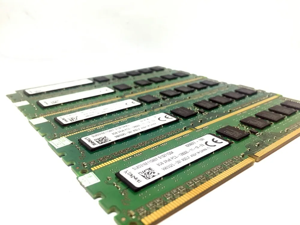 Kingston 8 ГБ 4 ГБ ECC DDR3 PC3 12800E 14900E 1600 МГц 1333 МГц 10600E 14900 МГц Серверная память 240pin 8G DIMM RAM 2X8G = 16 Гб