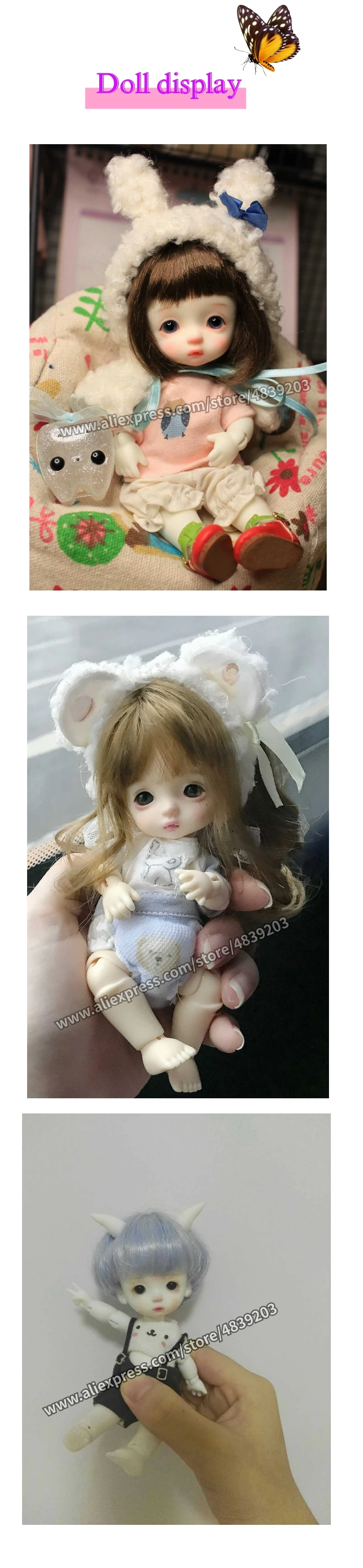 BJD кукла 1/8 Chika Baby Кукла шарнирная кукла свободные глаза